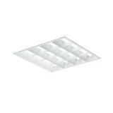 大光電機(DAIKO) LZB-92740XW ベースライト □600タイプ 調光(調光器別売) 本体のみ ユニット別売 ルーバータイプ ホワイト 受注生産品[§]