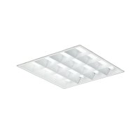 大光電機(DAIKO) LZB-92740XW ベースライト □600タイプ 調光(調光器別売) 本体のみ ユニット別売 ルーバータイプ ホワイト 受注生産品[§]