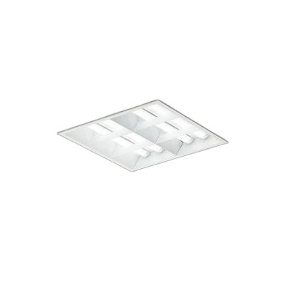 画像1: 大光電機(DAIKO) LZB-92732XW ベースライト □450タイプ 調光(調光器別売) 本体のみ ユニット別売 ルーバータイプ ホワイト 受注生産品[§]