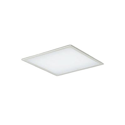 画像1: 大光電機(DAIKO) LZB-93718YW ベースライト □450タイプ 非調光 電源内臓 電球色 LED フラットパネル ホワイト