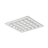 大光電機(DAIKO) LZA-92697 部材 ルーバー 枠有りタイプ □450タイプ用 ホワイト