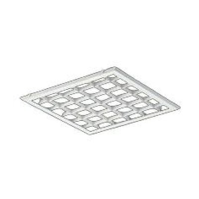 画像1: 大光電機(DAIKO) LZA-92697 部材 ルーバー 枠有りタイプ □450タイプ用 ホワイト