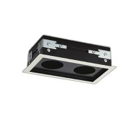 大光電機(DAIKO) LZA-93036 部材 モジュールフレーム φ50ダウンライト 2灯用 ホワイト