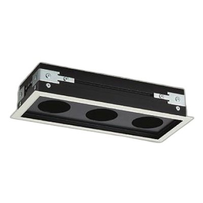 画像1: 大光電機(DAIKO) LZA-93037 部材 モジュールフレーム φ50ダウンライト 3灯用 ホワイト