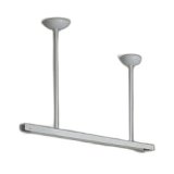 大光電機(DAIKO) LZA-93775 部材 40形用 吊りパイプ L500タイプ ホワイト