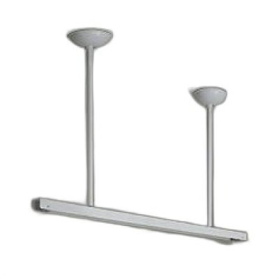 画像1: 大光電機(DAIKO) LZA-93775 部材 40形用 吊りパイプ L500タイプ ホワイト