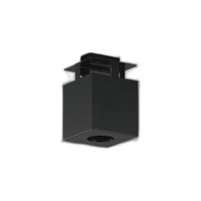 画像1: 大光電機(DAIKO) LZA-93852 部材 シーリングアダプター 直付・吊ボルト・レースウェイ取付用 埋込φ100ダウンライト用 ブラック