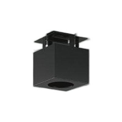 画像1: 大光電機(DAIKO) LZA-93853 部材 シーリングアダプター 直付・吊ボルト・レースウェイ取付用 埋込φ125ダウンライト用 ブラック