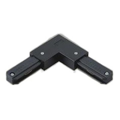 画像1: 大光電機(DAIKO) LZA-A0234K 部材 L形ジョイナー フィードイン端子付 右用 ブラック