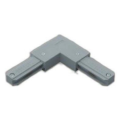 画像1: 大光電機(DAIKO) LZA-A0234S 部材 L形ジョイナー フィードイン端子付 右用 グレー