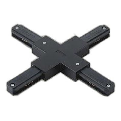 画像1: 大光電機(DAIKO) LZA-A0237K 部材 ＋形ジョイナー フィードイン端子付 ブラック