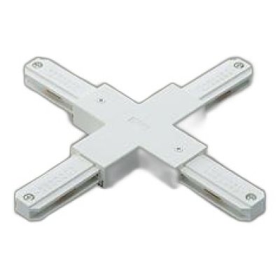 画像1: 大光電機(DAIKO) LZA-A0237W 部材 ＋形ジョイナー フィードイン端子付 ホワイト