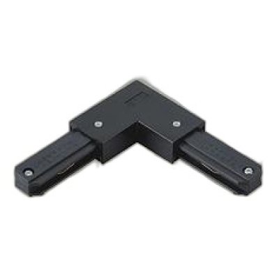 画像1: 大光電機(DAIKO) LZA-A0250K 部材 L形ジョイナー フィードイン端子付 左用 ブラック