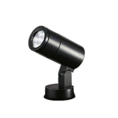 画像1: 大光電機(DAIKO) LZW-60160YB アウトドア スポットライト 非調光 電源内蔵 電球色 LED フランジタイプ 防雨形 ブラック