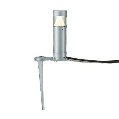 画像1: 大光電機(DAIKO) LZW-93577LS アウトドア ローポール 非調光 電球色 LED 下配光 防雨形 シルバー