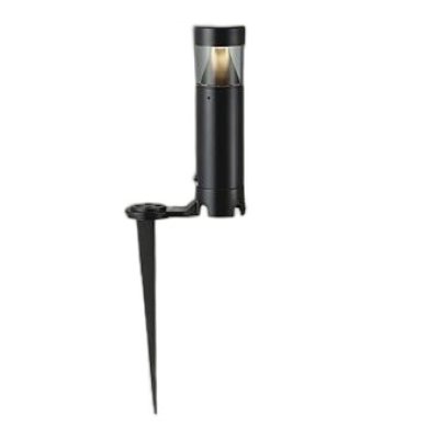 画像1: 大光電機(DAIKO) LZW-93579LB アウトドア ローポール 非調光 電球色 LED 下配光 防雨形 ブラック