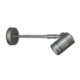 大光電機(DAIKO) LZW-93869LSM アウトドア スポットライト 非調光 電源内蔵 電球色 LED アームタイプ 防雨形 シルバーサテン
