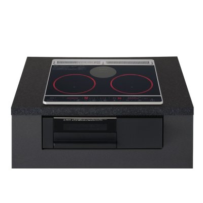 画像1: パナソニック KZ-J1H6AK IHクッキングヒーター 2口IH+ラジエント Jシリーズ 幅60cm 光るリングあり ブラック