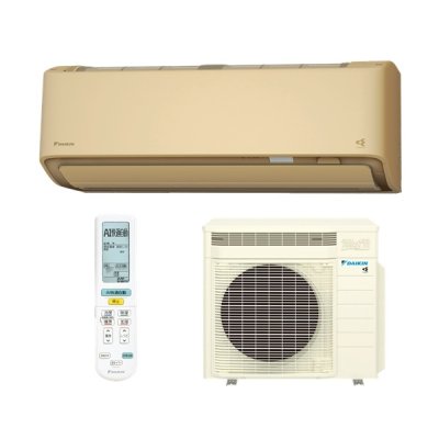 画像1: ダイキン S286ATRS-C エアコン 10畳 ルームエアコン RXシリーズ うるるとさらら 単相100V 20A 10畳程度 ベージュ (S285ATRS-C 後継品) ♪