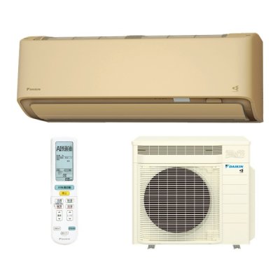 画像1: ダイキン S406ATRS-C エアコン 14畳 ルームエアコン RXシリーズ うるるとさらら 単相100V 20A 14畳程度 ベージュ (S405ATRS-C 後継品) ♪