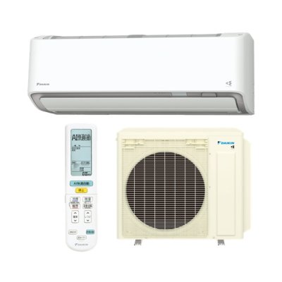 画像1: ダイキン S566ATAV-W エアコン 18畳 ルームエアコン AXシリーズ 室外電源タイプ 単相200V 20A 18畳程度 ホワイト (S565ATAV-W 後継品) ♪