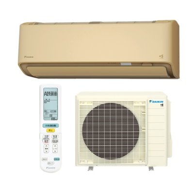 画像1: ダイキン S636ATAV-C エアコン 20畳 ルームエアコン AXシリーズ 室外電源タイプ 単相200V 20A 20畳程度 ベージュ (S635ATAV-C 後継品) ♪