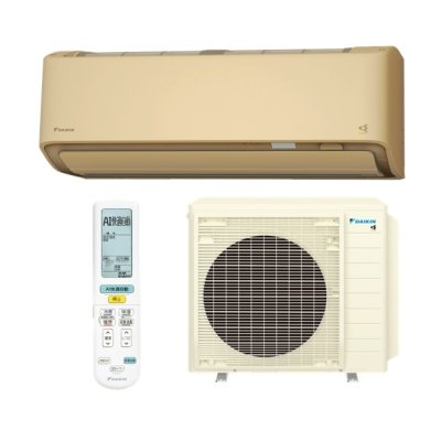 画像1: ダイキン S806ATAV-C エアコン 26畳 ルームエアコン AXシリーズ 室外電源タイプ 単相200V 20A 26畳程度 ベージュ (S805ATAV-C 後継品) ♪