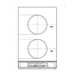 三化工業 SIH-BH223BJL-W クッキングヒーター IHヒーター 上面操作タイプ 2口タイプ 縦型 ホワイト 単相200V ♪