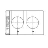 三化工業 SIH-BH223BJW-B クッキングヒーター IHヒーター 上面操作タイプ 横型 ブラック 単相200V ♪