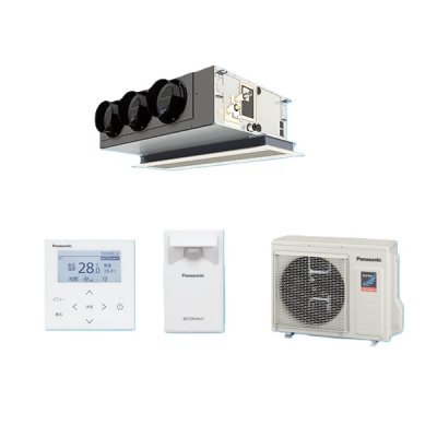 画像1: パナソニック PA-P63F7GBC 業務用エアコン 天井ビルトインカセット形 XEPHY Premium エコナビ シングル P63形 2.5馬力 三相200V ♪