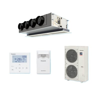 画像1: パナソニック PA-P112F7GBC 業務用エアコン 天井ビルトインカセット形 XEPHY Premium エコナビ シングル P112形 4.0馬力 三相200V ♪