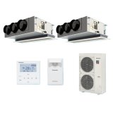 パナソニック 『PA-P140F7GDBC＋分岐管』 業務用エアコン 天井ビルトインカセット形 XEPHY Premium エコナビ 同時ツイン P140形 5.0馬力 三相200V ♪