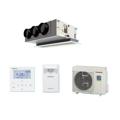 画像1: パナソニック PA-P63F7HBC 業務用エアコン 天井ビルトインカセット形 XEPHY Eco エコナビ シングル P63形 2.5馬力 三相200V ♪