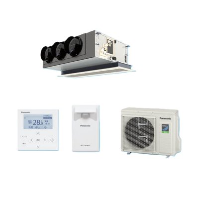 画像1: パナソニック PA-P80F7HBC 業務用エアコン 天井ビルトインカセット形 XEPHY Eco エコナビ シングル P80形 3.0馬力 三相200V ♪