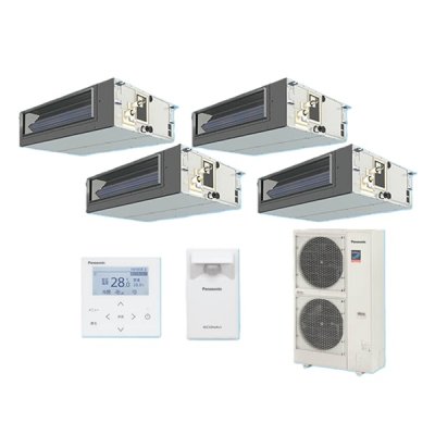 画像1: パナソニック 『PA-P280FE7GVBC＋分岐管』 業務用エアコン ビルトインオールダクト形 XEPHY Premium エコナビ 同時ダブルツイン P280形 10.0馬力 三相200V ♪