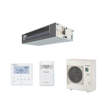 画像1: パナソニック PA-P112FE7HBC 業務用エアコン ビルトインオールダクト形 XEPHY Eco エコナビ シングル P112形 4.0馬力 三相200V ♪