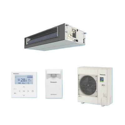 画像1: パナソニック PA-P140FE7HBC 業務用エアコン ビルトインオールダクト形 XEPHY Eco エコナビ シングル P140形 5.0馬力 三相200V ♪