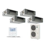 パナソニック 『PA-P224FE7HVNBCL＋分岐管』 業務用エアコン ビルトインオールダクト形 XEPHY Eco 標準 同時ダブルツイン P224形 8.0馬力 三相200V ♪