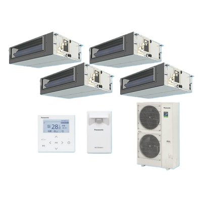 画像1: パナソニック 『PA-P280FE7HVBC＋分岐管』 業務用エアコン ビルトインオールダクト形 XEPHY Eco エコナビ 同時ダブルツイン P280形 10.0馬力 三相200V ♪