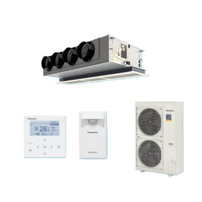 画像1: パナソニック PA-P112F7KBC 業務用エアコン 天井ビルトインカセット形 フル暖 XEPHY エコナビ シングル P112形 4.0馬力 三相200V ♪