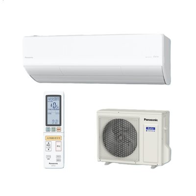 画像1: パナソニック CS-256DHX-W エアコン 8畳 ルームエアコン HXシリーズ エオリア ナノイーX 単相100V 8畳程度 クリスタルホワイト (CS-255DHX-Wの後継品)