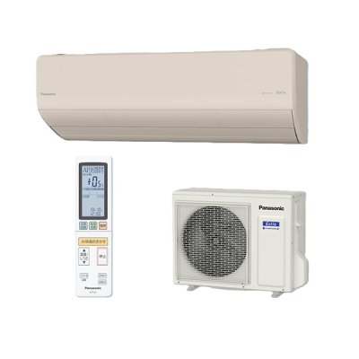 画像1: パナソニック CS-286DHX2-C エアコン 10畳 ルームエアコン HXシリーズ エオリア ナノイーX 単相200V 10畳程度 ノーブルベージュ (CS-285DHX2-Cの後継品)