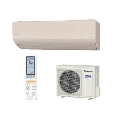 画像1: パナソニック CS-366DHX2-C エアコン 12畳 ルームエアコン HXシリーズ エオリア ナノイーX 単相200V 12畳程度 ノーブルベージュ (CS-365DHX2-Cの後継品)