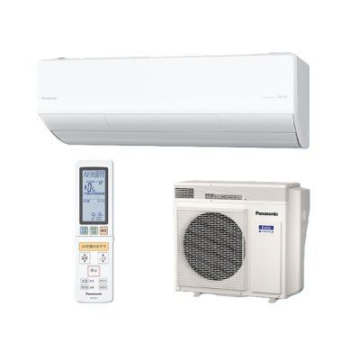 画像1: パナソニック CS-636DLV2-W エアコン 20畳 ルームエアコン LVシリーズ エオリア ナノイーX 単相200V 20畳程度 クリスタルホワイト