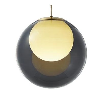 画像1: 大光電機(DAIKO) DPN-42235Y ペンダント 非調光 電球色 LED ランプ付 フランジタイプ スモーク