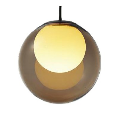 画像1: 大光電機(DAIKO) DPN-42240Y ペンダント 非調光 電球色 LED ランプ付 フランジタイプ アンバー