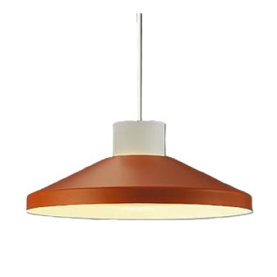画像1: 大光電機(DAIKO) DPN-42359Y ペンダント 非調光 電球色 LED ランプ付 フランジタイプ スカーレット