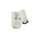 大光電機(DAIKO) DOL-5725YW アウトドアライト スポットライト 非調光 電球色 LED ランプ付 人感センサー ON/OFFタイプ 防雨形 オフホワイト