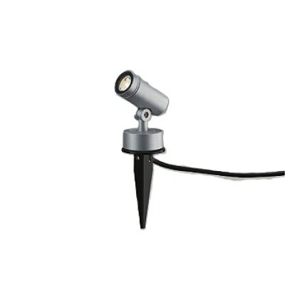 画像1: 大光電機(DAIKO) DOL-5726YS アウトドアライト スポットライト 非調光 電球色 LED ランプ付 防雨形 シルバー