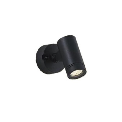 画像1: 大光電機(DAIKO) DOL-5724YBG アウトドアライト スポットライト 調光(調光器別売) 電球色 LED ランプ付 防雨形 ブラック